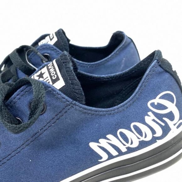 Converse Ctas Low Top Wedding Blue Canvas 171213C-BLBUWT Custom Size Women's - Picture 6 of 10